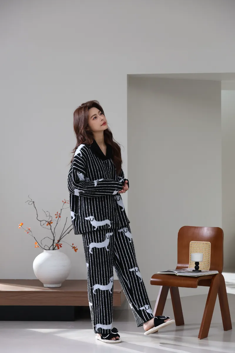 Μαλακό Fleece Κοστούμι Homewear για γυναίκες