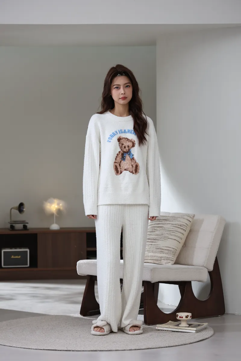 Μαλακό Fleece Homewear Κοστούμια για γυναίκες
